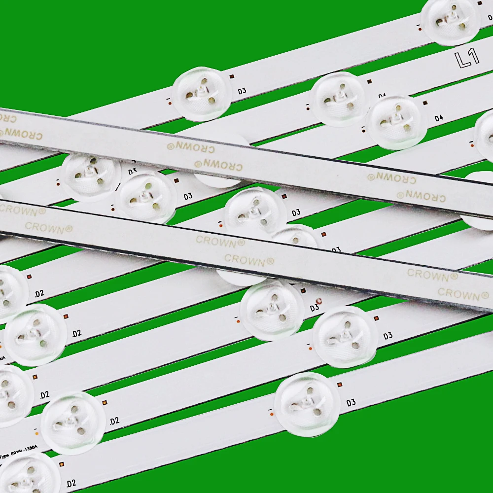 10 PCS/Set LED Backlight Strip for LG 42LA620S 42LN570S 42LN5400 42LN5700 6916L-1214A 6916L-1215A 6916L-1216A 6916L-1217A