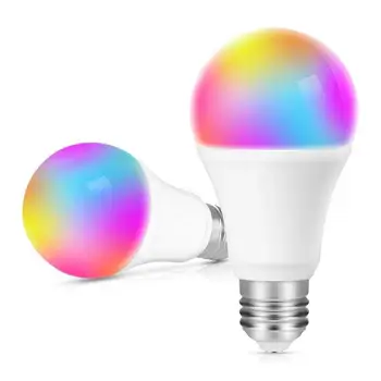 

1Pc 9W WiFi Smart Bulb E27 RGB Smart LED Bulb with Alexa/Google Home to Use Voice Control Dimmable Home Lighting Bulb