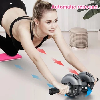 

Abdominal Wheel Double-wheeled Muscle Training Wheel Home Fitness Equipment for Men Women All-shipping