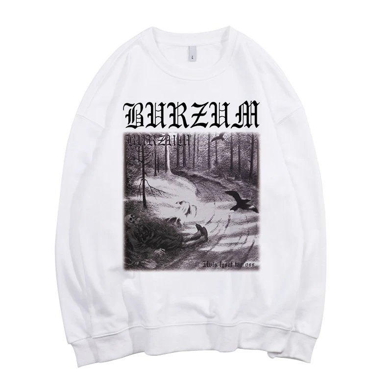 4 дизайна, Norway Burzum Band Pollover, толстовка, рок, худи, Панк sudadera, уличная флисовая верхняя одежда, тяжелый черный металлический рокер - Цвет: 4