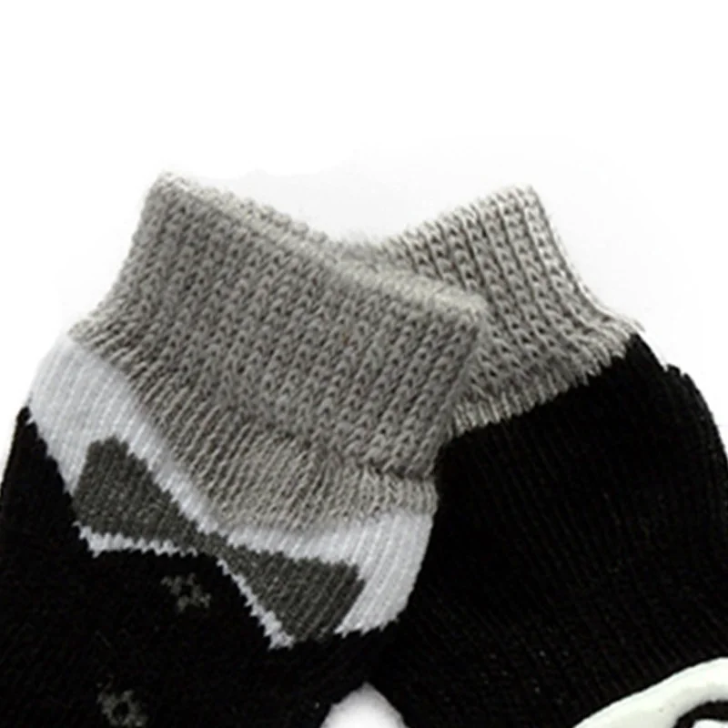 4PCS Anti-Slip Dog Shoes Pet Knitted Socks Cotton Small Medium Pets Booties No-Slip Paw Sole Dog Cat Puppy Doggie Shoes M L XL