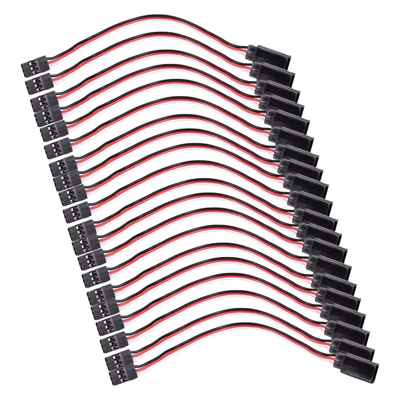 

20 Pcs Remote Control Female to Male Servo Extension Cable Lead