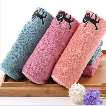 

Cute Cartoon Print Towel Creative Pattern Soft Child-Towel Household Face Towels Home Textile