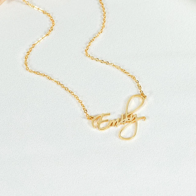 Dainty Personalized Custom Cursive 