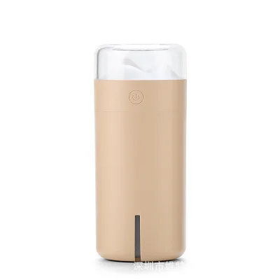brown DEKAXI 200ML Mini USB Humidifier Fogger Ultrasonic Aroma Mist Maker Car Home Office Diffuser LED Light Air Purifier Humidifier - Цвет: brown