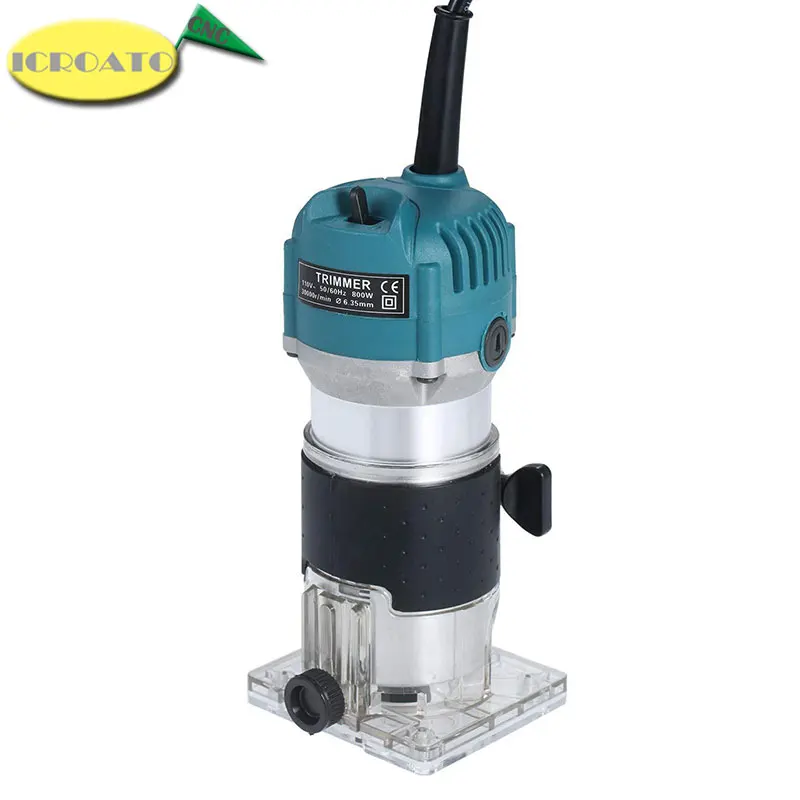 800w carpintaria elétrica trimmer fresagem de madeira gravura entalho máquina corte escultura roteador madeira