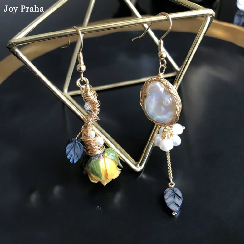 

Baroque fashion temperament earrings / Eternal flower retro palace style long earrings / wholesale dropshipping