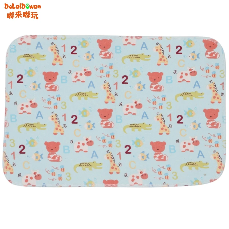3-Слои Большие Многоразовые Детские Водонепроницаемый Подгузники матрас для смены подгузников, сумка новорожденных коврик N1HB - Color: 1