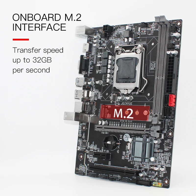 B75 motherboard support Intel Xeon LGA1155 for i3 i5 i7 CPU support ddr3 memory B75M-VH PLUS desktop motherboard