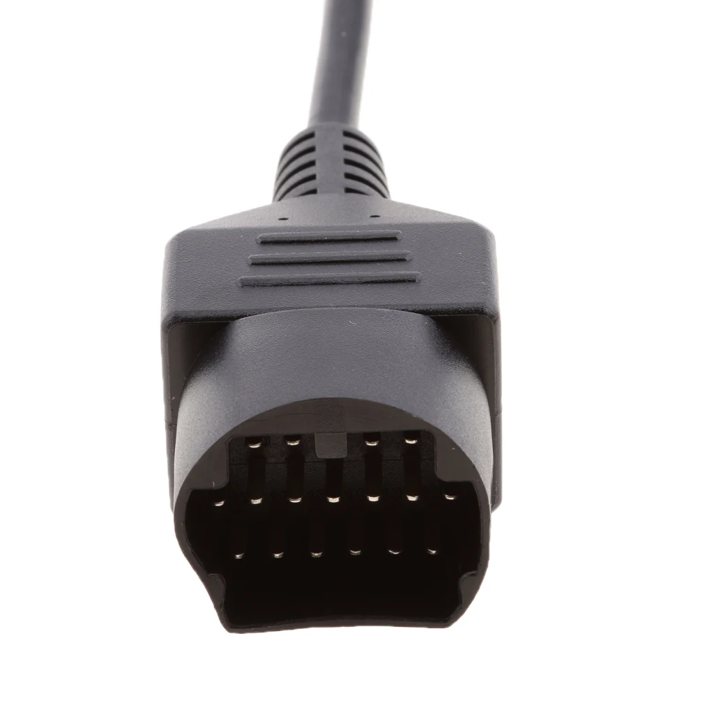 17 Pin OBD1 to 16Pin OBD2 OBDII Diagnostic Connector Adapter Cable for Mazda