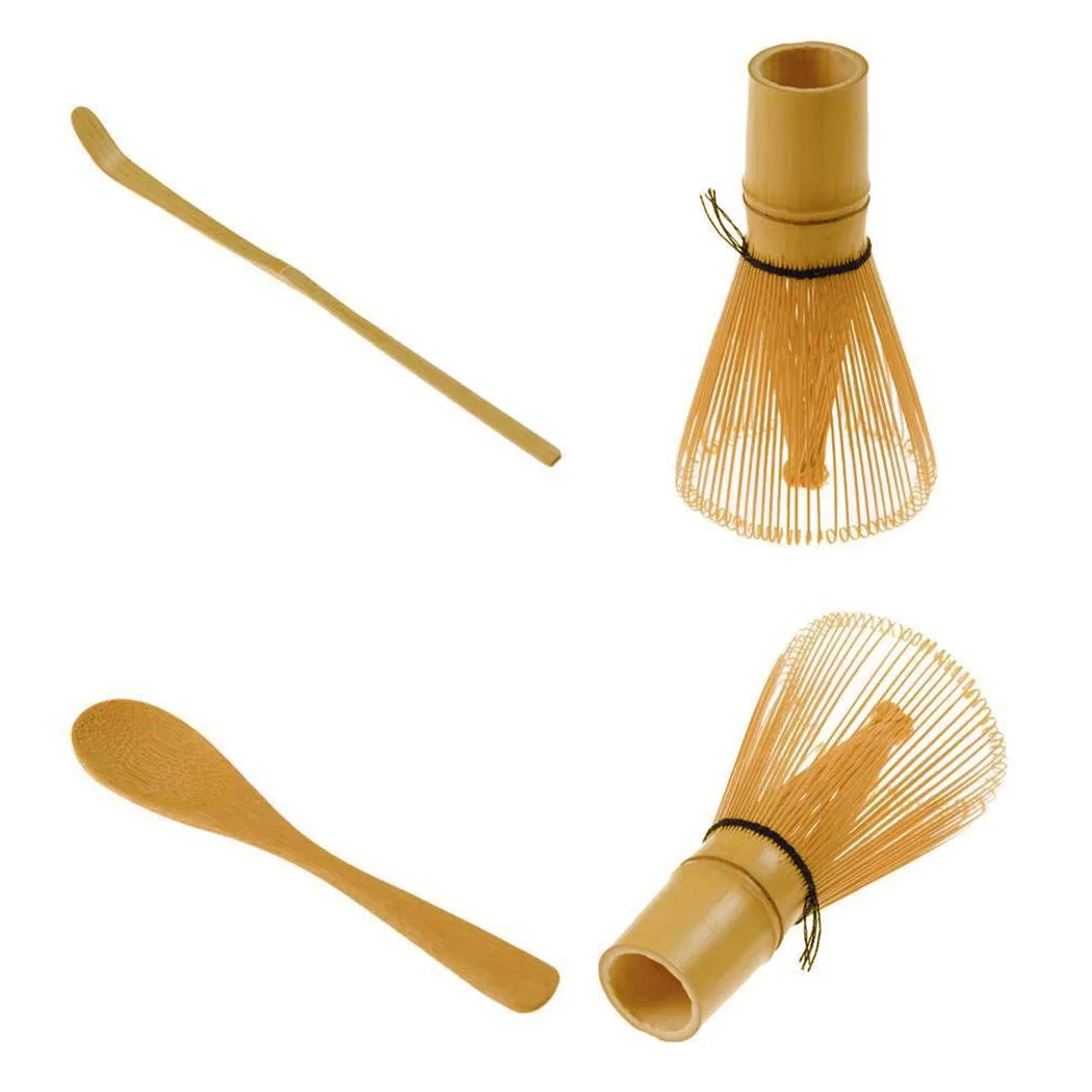 Japanese Matcha Tea Set(3 Pcs) - Matcha Bamboo Whisk Tea Spoon,-Tea  Ceremony