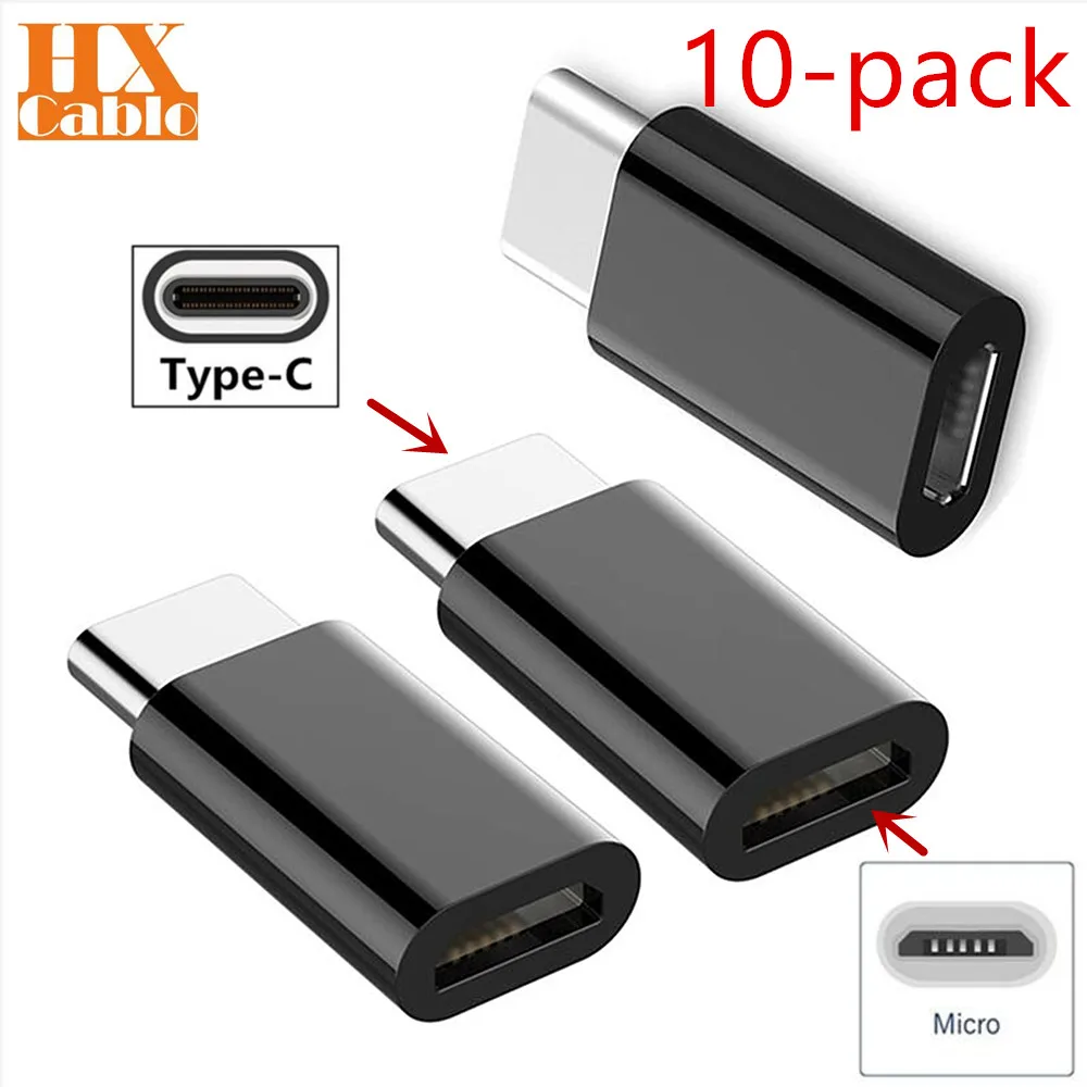 

Micro USB to Type C Adapter Charger Connector for Huawei P20 Lite / Pro Type C Charge for Lenovo Yoga Tab 3 Plus 10.1 Tablet