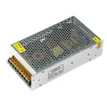 

12V20A Set For Surveillance Camera Led Counter Light Aluminum Case Display Cabinet Regulated Switching Power Supply