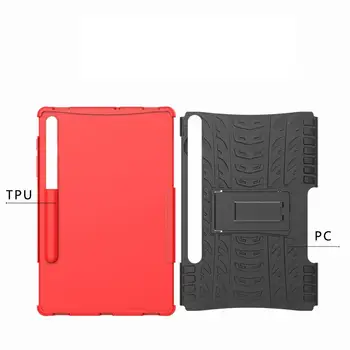 

For Samsung Galaxy Tab S6 10.5 2019 SM-T865 SM-T860 Tablet Case With Stand Rugged Hybrid Case Cover 1031#C