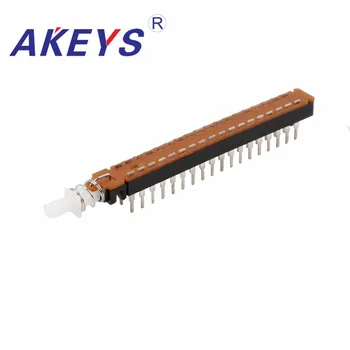 

1 PC PBS-122H14 36pins Interlock straight key switch without bracket without hole