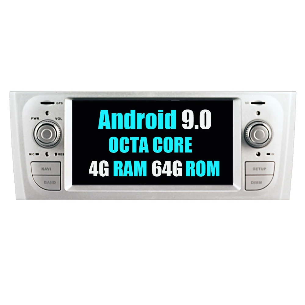 

For Fiat Grande Punto Linea 2007 - 2011 Android 9.0 4G+64G Autoradio Car Player Radio Stereo GPS Navigation Multimedia System