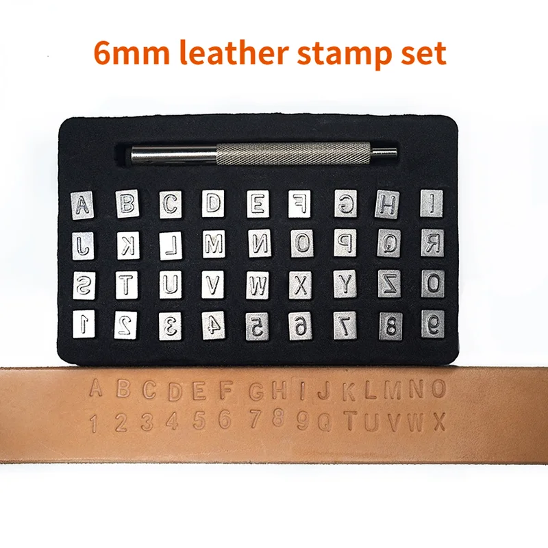 Leather Stamping Kit Stamp Punch Set Alphabet Letter Number Stampers Tools  DIY Leather Craft Carving Saddle Making Tools - AliExpress