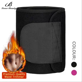 

Lover Beauty Waist Trimmer Slimming Body Shaper Fat Burner Compression Waist Slimmer Neiprene Waist Trainer Belt for Weight Loss
