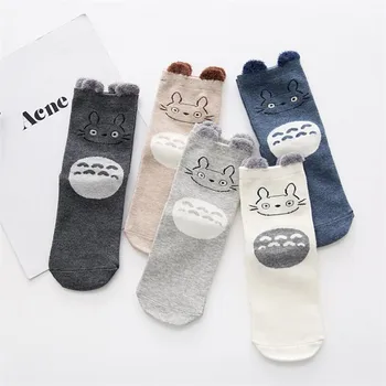 

Recommend !! women cute cartoon socks 5pairs/lot autumn-winter lovely cotton sock lady and woman's funny socks