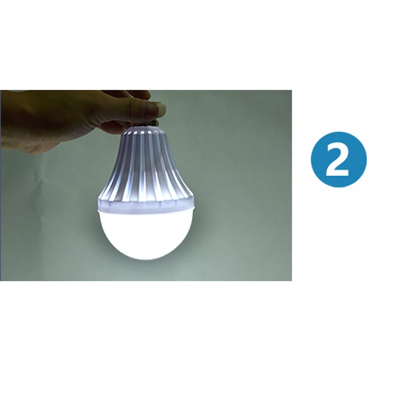 LED Emergency Energy Saving Bulb 5370 Smart Chip Bulbs Recharging Lamp Home & Living Eye-protecting Ligh Outdoor Waterproof Bulb