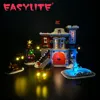 LED Light Set For Christmas Gift 10263 Winter Village Fire Station City Car DIY Toys Gift Blocks Bricks Lighting Kit No Model 1