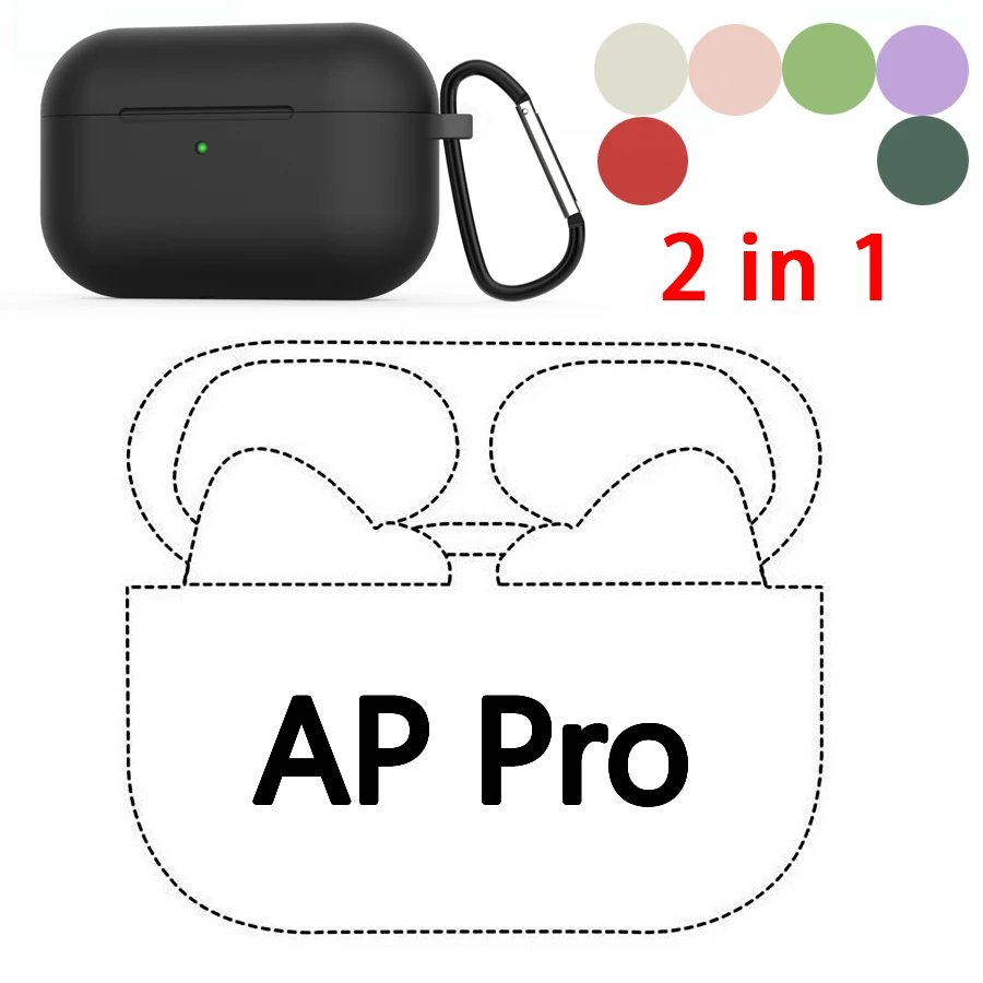 

2 in 1 Kit AP Pro TWS 1:1 True Battery Display Wireless Charging Case Earbuds Touch Bluetooth Sports Pop-ups Earphone for phone
