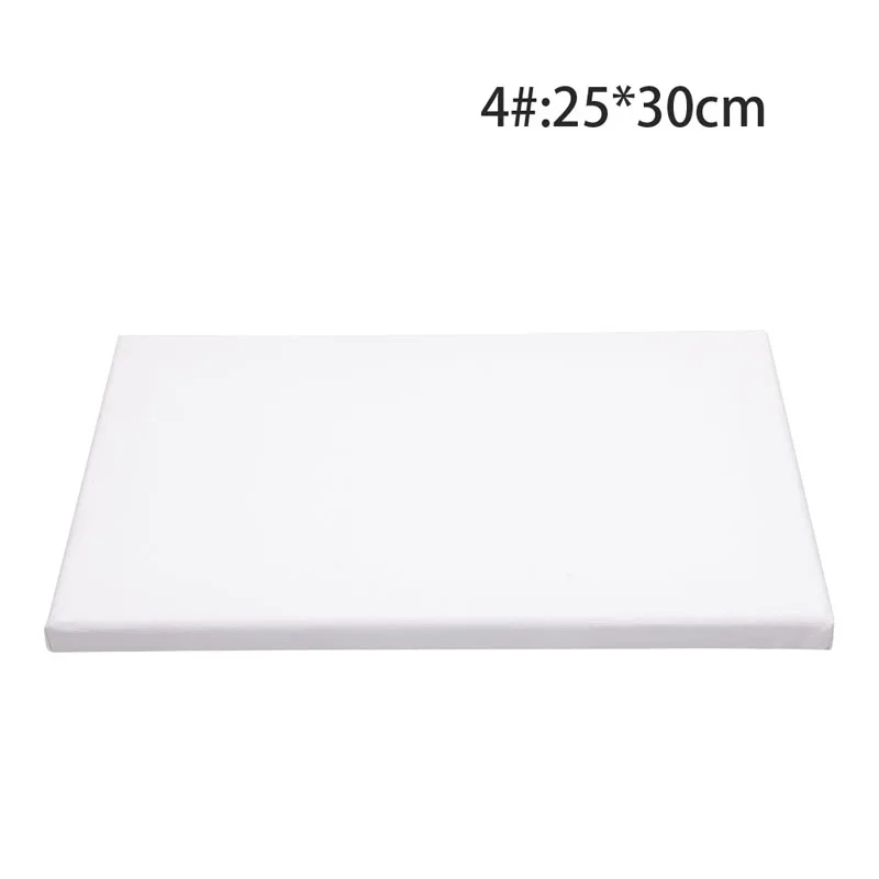 White Blank Square Artist Canvas Wooden Board Frame For Primed Oil Acrylic Paint R9JB