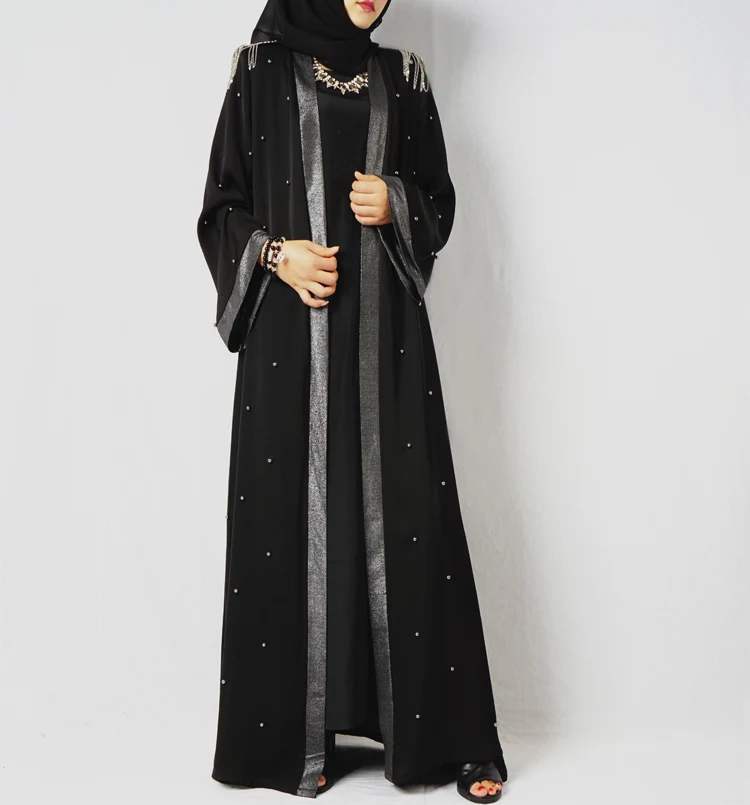 Модное мусульманское платье абайя в Дубае, мусульманская одежда для женщин, jilbaba Djellaba Robe Musulmane, турецкое платье, кимоно, кафтан