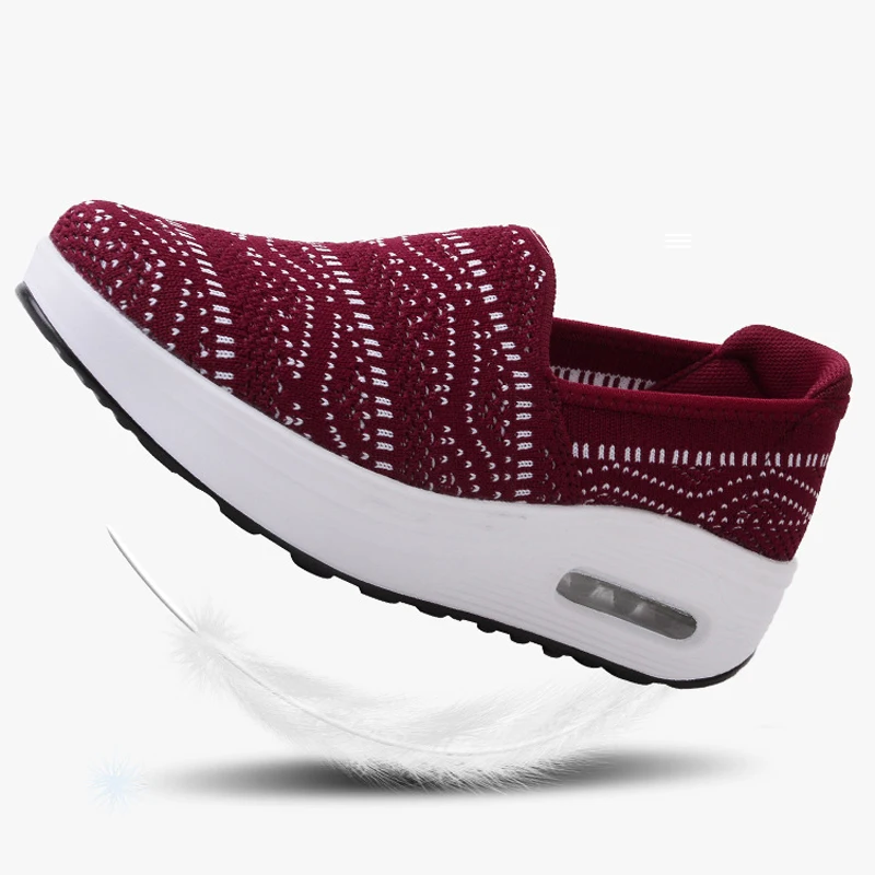 Women Sneakers Fashion Breathable Mesh Casual Shoes Platform Sneakers Women Slip-On Walking Running Shoes Female Trainer WSH3668 toddler snow boots	