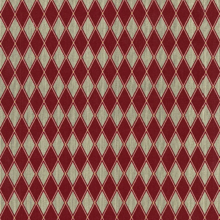 Tissus Au метр большой красный и черный ромбовидная решетка импортируется из Японии Чистый хлопок одеяло печатных Руководство Diy ткани для одежды