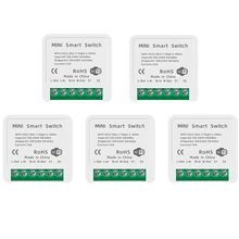 1/2/3/4/5pcs Tuya Mini WiFi Smart Switch 16A Led Licht Schalter Modul tuya/Smart Leben APP Control Voice Timing Google Home Alexa