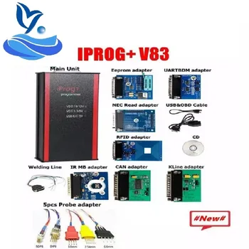

Profession iPROG V83 Support 2019 Year 3in1 IMMO+Mileage Correction+Airbag Reset With PCF79XX Probes KLine/CANBUS/MB IR Adapters