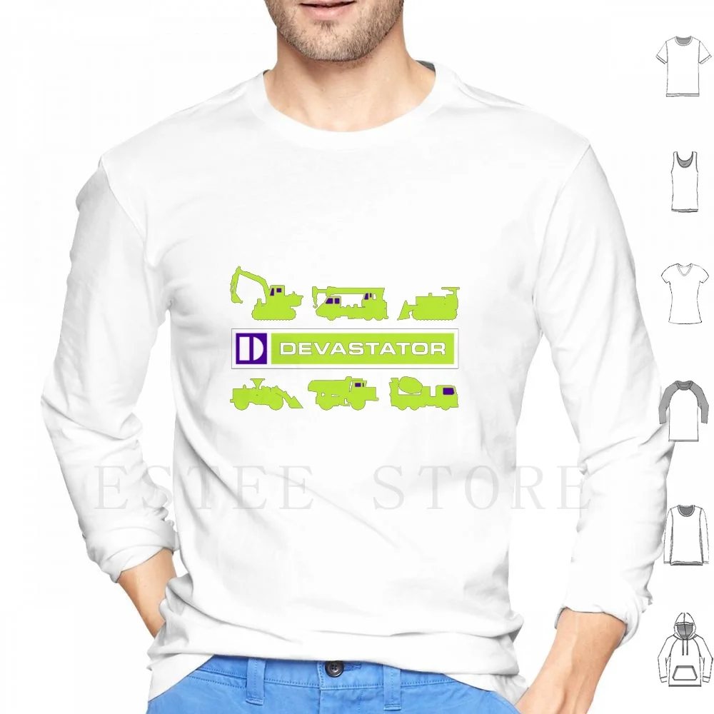 Destroator Felpe Con Cappuccio A Maniche Lunghe Constructicons Sculacciator Transform Decepticon Decepticon Autobot Autobot