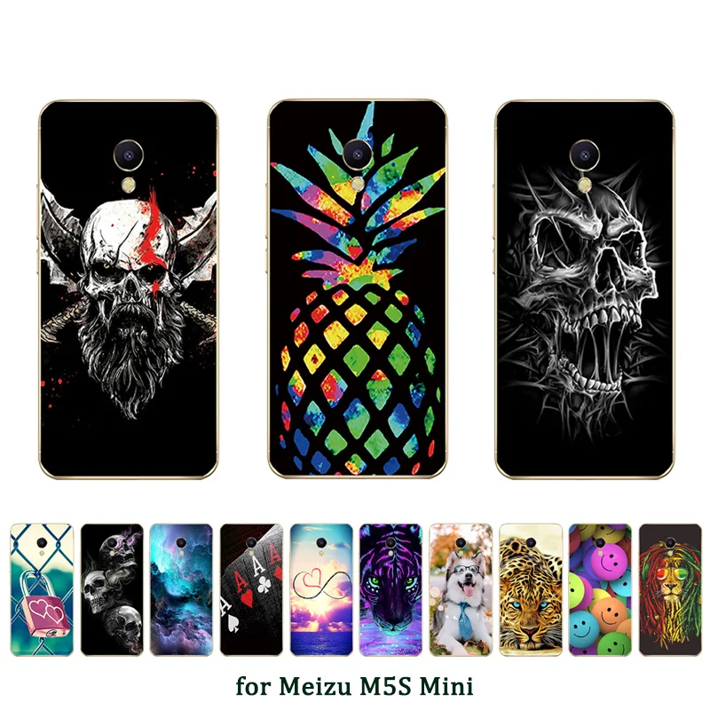 Для Meizu M5S mini прозрачный силиконовый чехол из ТПУ Мягкие Fundas для Meilan5S телефона