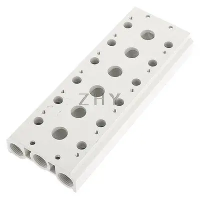 3/" PT Женская резьба 6 строк коллектор пневматический соленоидный воздушный клапан база