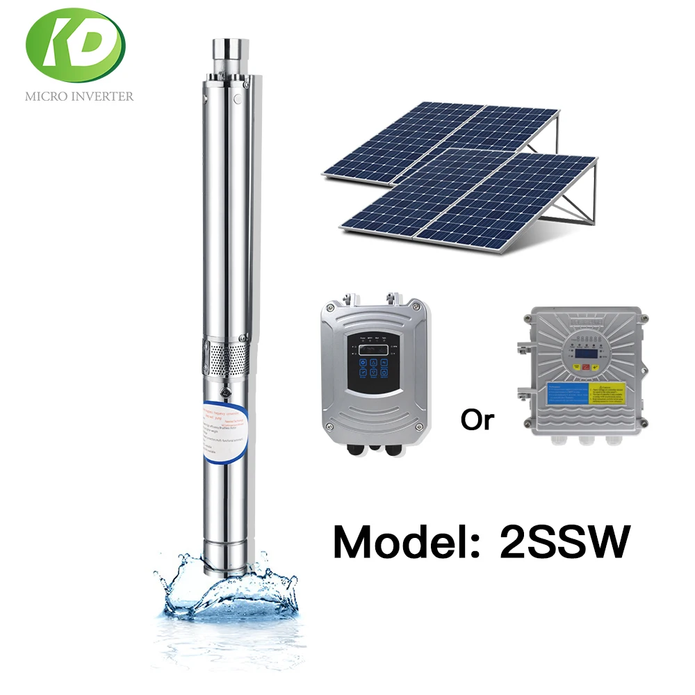 2Inch 24V Submersible Solar Well Water Pump Home Mini Brushless Flow 1.5T/H  Head 30M Stainless Steel High-speed Submersible Pump - AliExpress