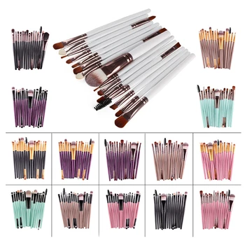 

15Pcs/Set Professional Makeup Brushes Set Soft Foundation Powder Eye Shadow Eyeliner Eyelash Lip Beauty Brushes Cosmetic Tool