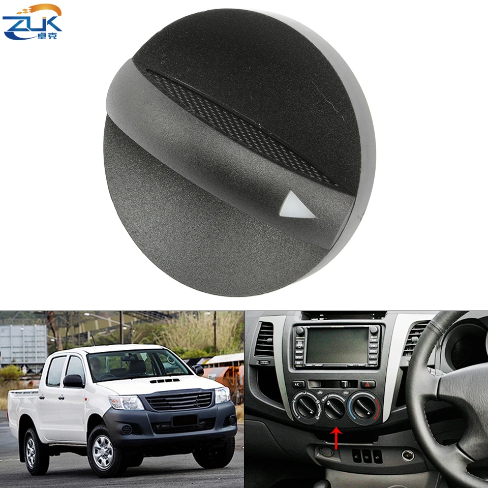 ZUK Auto Air Condition Heater Controller Knob Control Key Button For Toyota Fortuner 2005-2012 For Hilux Innova 2005-2012 air conditioner