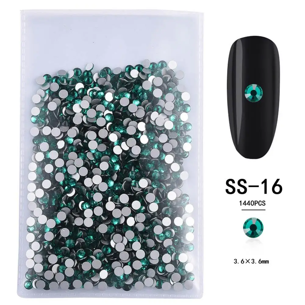1 Pack Nail Rhinestones 3D AB Crystal Pearl Nail Stones DIY Accessories Nail Art Decorations