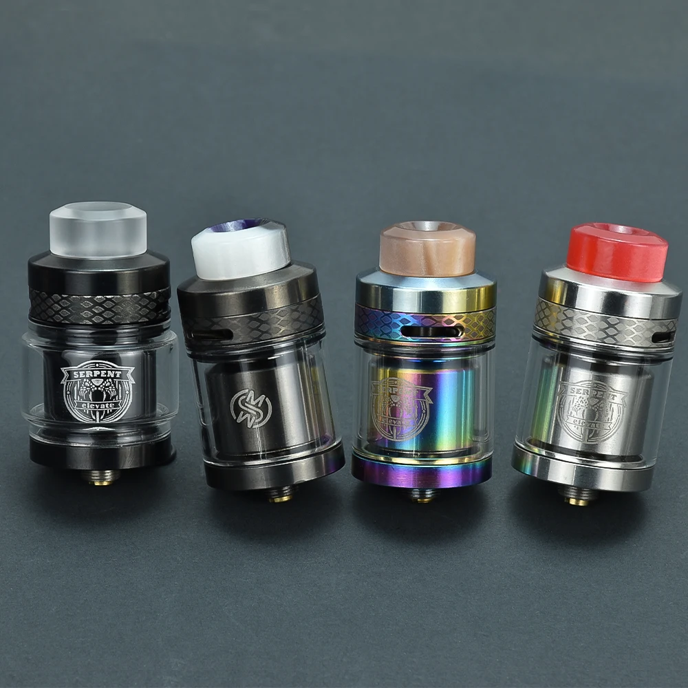 

SERPENT ELEVATE RTA tank 24MM Rebuildable Tank 3.5ml/4.5ml Atomizer TopFilling Airflow Adjustable rta vs zeus x rta