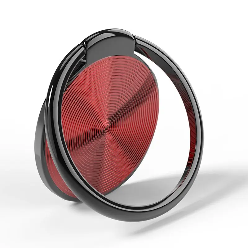 Роскошный Металлический CD держатель для мобильного телефона с кольцом-подставкой, 360 магнитный автомобильный держатель, поддержка мобильного телефона для мобильных телефонов - Цвет: mirror s rose
