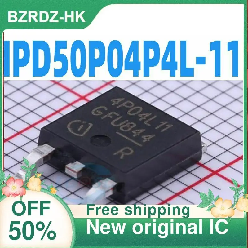 

10PCS IPD50P04P4L-11 4P04L11 40V 50A TO-252 New original IC