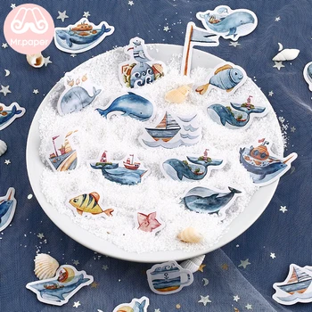 Mr.paper 40Pcs/box Candy Fairy Tales Deco Diary Stickers Scrapbooking Planner Japanese Kawaii Decorative Stationery Stickers 2