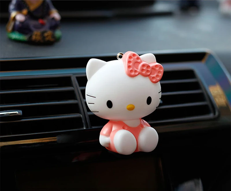1 шт., милый автомобильный освежитель воздуха hallo kitty cat на выходе, ароматизатор, за исключением запаха, автомобильные аксессуары с орнаментом - Название цвета: STYLE - G