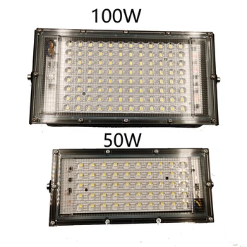 

Led Flood Light AC 220V 230V 240V RGB Outdoor Floodlight Spotlight IP65 Waterproof 50W 100W LED Street Lamp Landscape Lighting