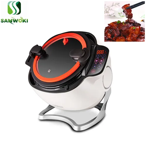 6L Automatic intelligent stirring cooker robot electric chinese food automatic stir fryer machine 2000w Fried rice Machine | Бытовая