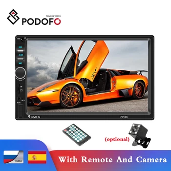 

Podofo 2din Car Radio Autoradio 7" 2 Din Touch Screen Multimedia Player Stereo Bluetooth Audio Bluetooth FM Radio Autoradio