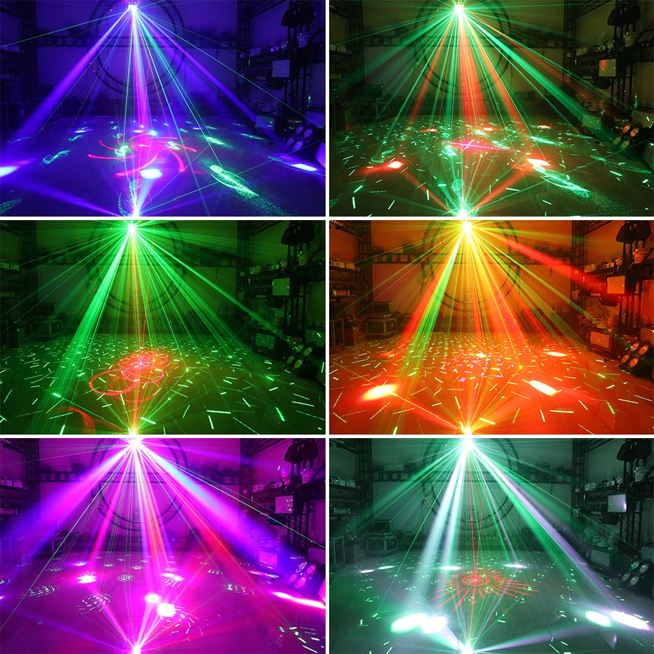 외계인 RGBW LED 빔 96 패턴 RGB 레이저 프로젝터 디스코 DJ 자리 무대 조명 효과 파티 댄스 클럽 웨딩 나비 램프