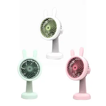 

Cartoon Handheld Mini Fan Usb Charging Shaking Head Spray Humidification Combo Fan Desktop Cute Small Fan