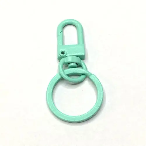 5Pcs/ Colorful Metal Key Openable Unisex Keyring Keychain Keyfob DIY Jewelry Accessories - Цвет: 14